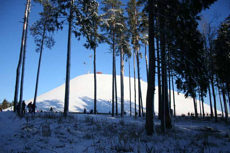 Логойские горы на Рождество лучший семейный отпуск в Беларуси